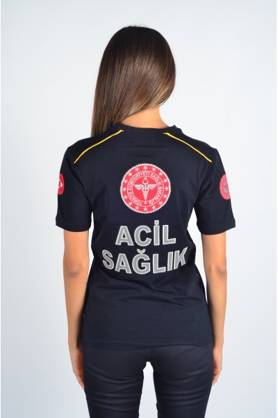 Lakost 112 Bay Bayan Kısa Kollu T-Shirt 