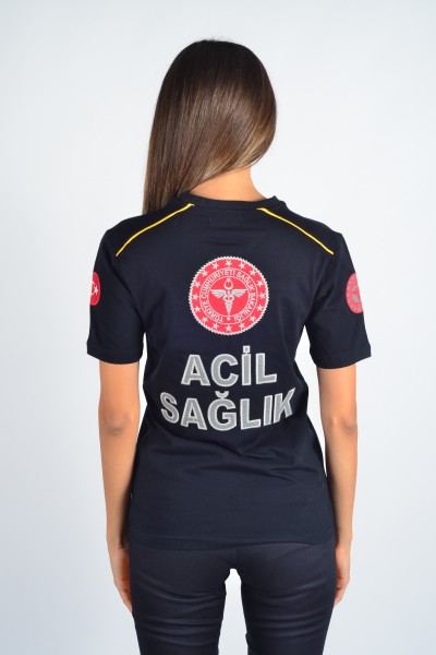 Lakost 112 Bay Bayan Kısa Kollu T-Shirt 