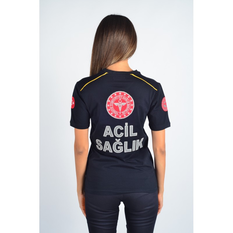 Lakost 112 Bay Bayan Kısa Kollu T-Shirt 