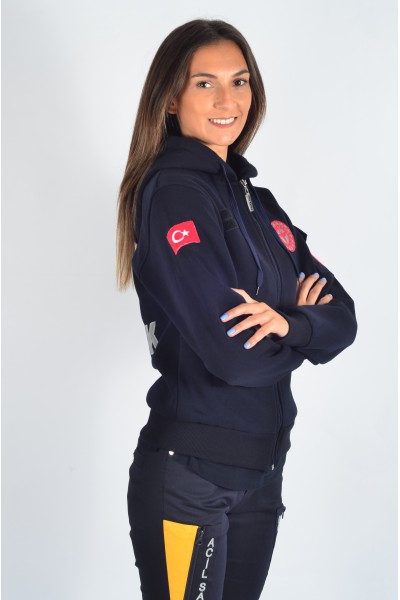 112 Kapşonlu Hırka