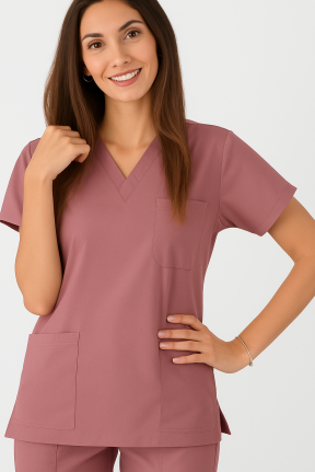 K-Flex  Likralı Gül Kurusu Takım 