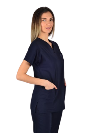 Eco-Flex  Likralı Lacivert Takım 