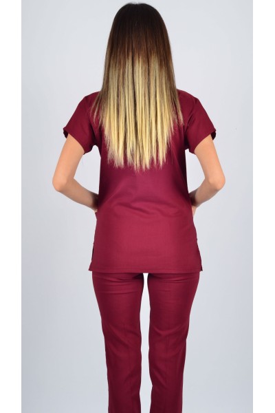 K-Flex  Likralı Bordo Takım 