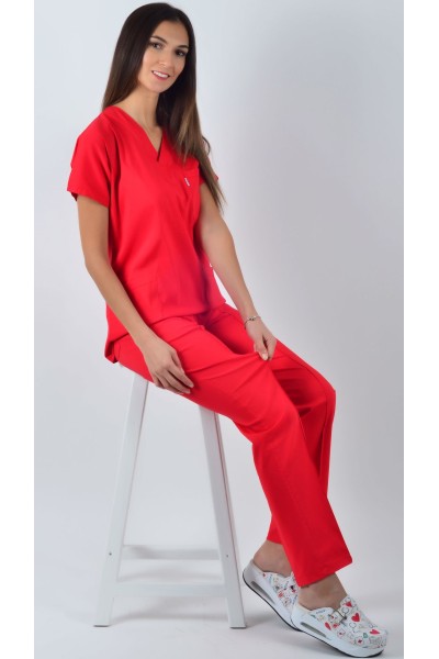 K-Flex  Likralı Kırmızı Takım 