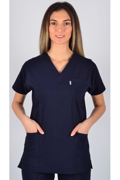 Eco-Flex  Likralı Lacivert Takım 