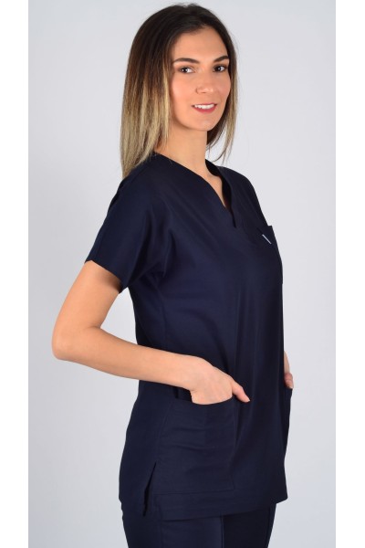 Eco-Flex  Likralı Lacivert Takım 