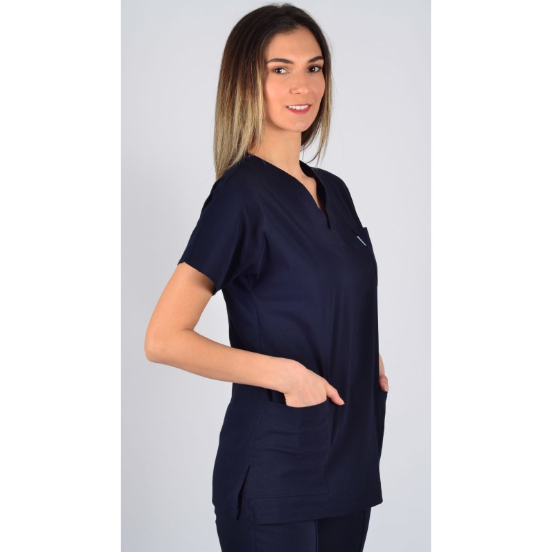 Eco-Flex  Likralı Lacivert Takım 