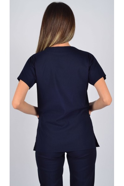 Eco-Flex  Likralı Lacivert Takım 