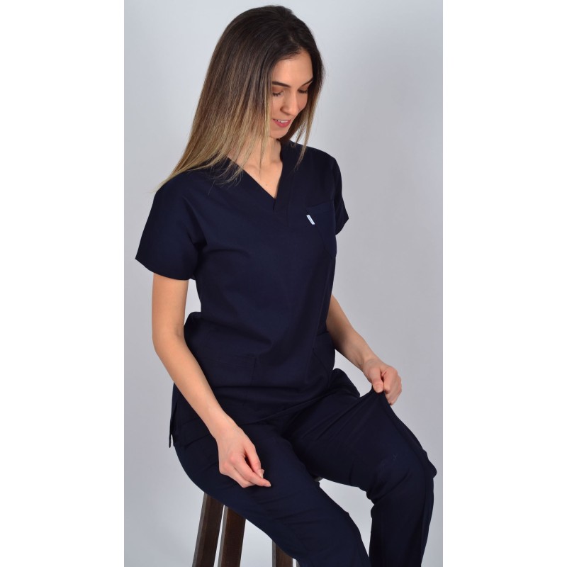 Eco-Flex  Likralı Lacivert Takım 