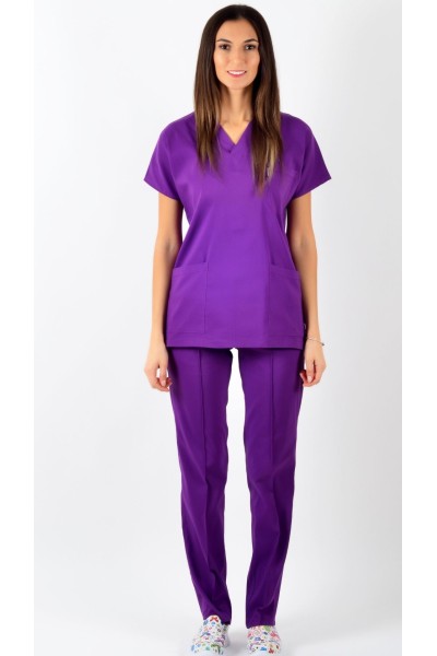 K-Flex  Likralı Mor Takım 