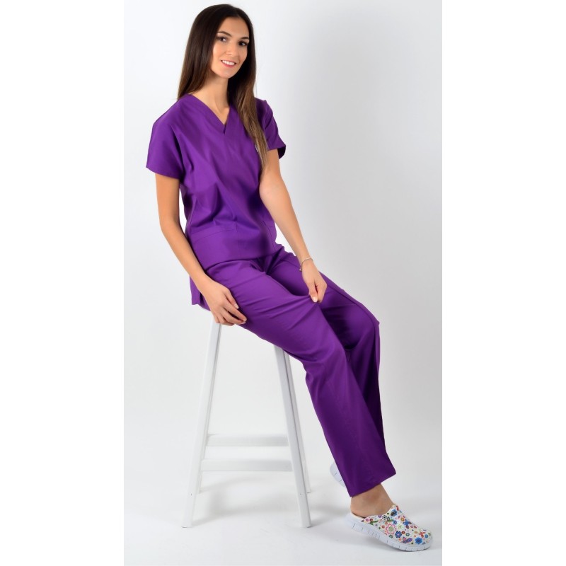 K-Flex  Likralı Mor Takım 