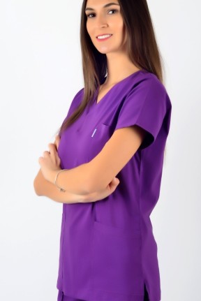 K-Flex  Likralı Mor Takım  K-Flex  Likralı Mor Takım