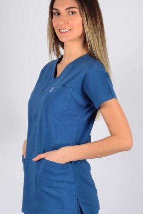 K-Flex  Likralı Petrol Mavisi Takım 