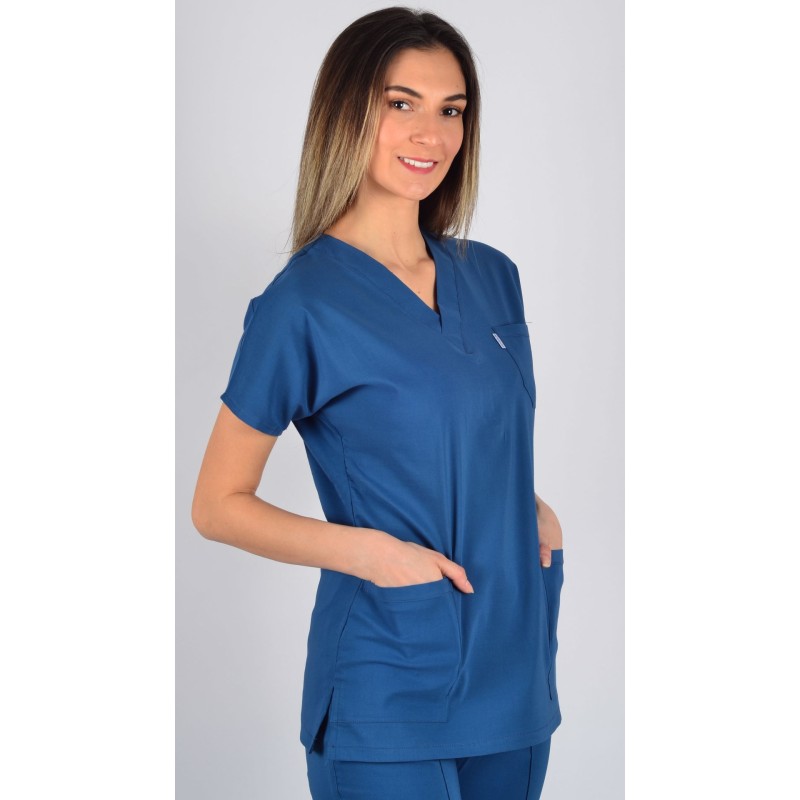 K-Flex  Likralı Petrol Mavisi Takım 