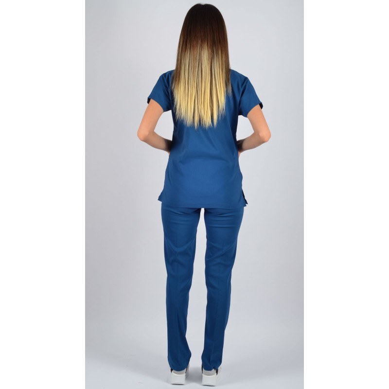 K-Flex  Likralı Petrol Mavisi Takım 