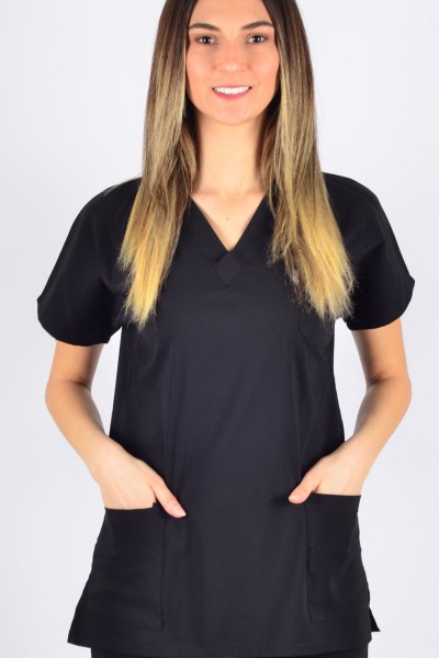 K-Flex  Likralı Siyah Takım  K-Flex  Likralı Siyah Takım