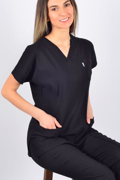 K-Flex  Likralı Siyah Takım  K-Flex  Likralı Siyah Takım