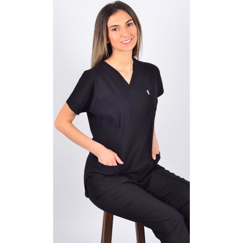 K-Flex  Likralı Siyah Takım 