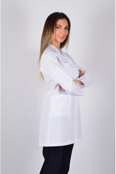 Uzun Kol Gömlek Yaka Ara Boy Önlük