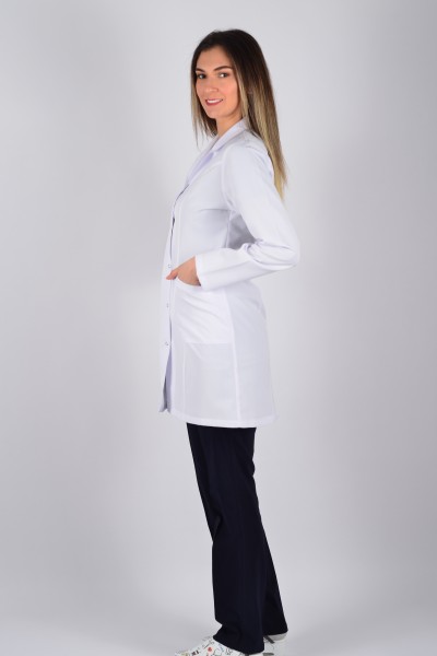 Uzun Kol Gömlek Yaka Ara Boy Önlük