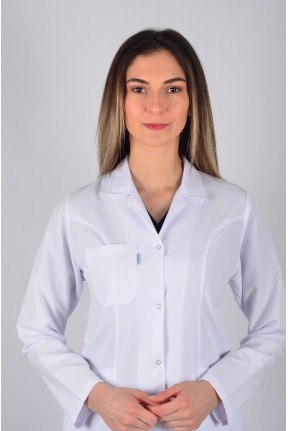 Uzun Kol Gömlek Yaka Ara Boy Önlük