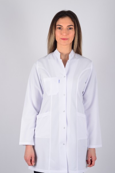 Uzun Kol Hakim Yaka Ara Boy Önlük