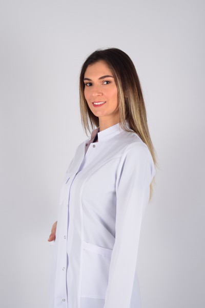 Uzun Kol Hakim Yaka Ara Boy Önlük