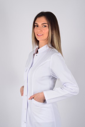 Uzun Kol Hakim Yaka Ara Boy Önlük