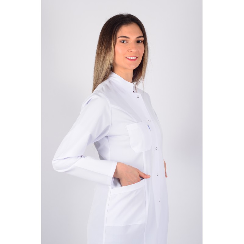 Uzun Kol Hakim Yaka Ara Boy Önlük