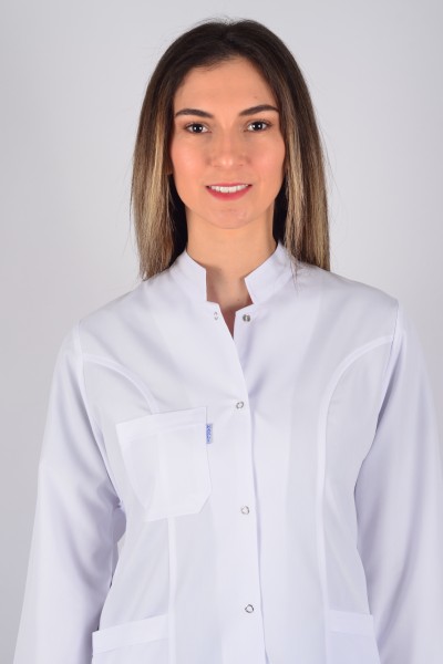 Uzun Kol Hakim Yaka Ara Boy Önlük