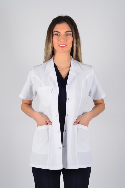 Kısa Kol Gömlek Yaka Kısa Önlük