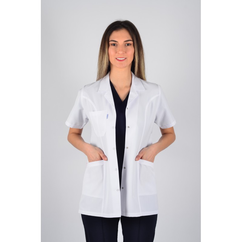 Kısa Kol Gömlek Yaka Kısa Önlük