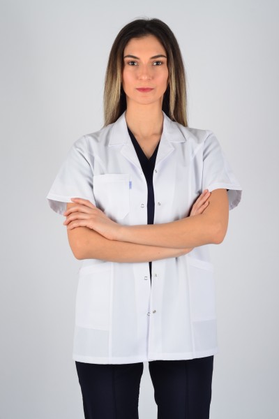 Kısa Kol Gömlek Yaka Kısa Önlük