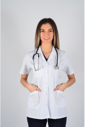 Kısa Kol Gömlek Yaka Kısa Önlük