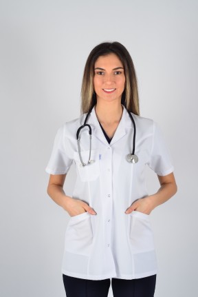 Kısa Kol Gömlek Yaka Kısa Önlük