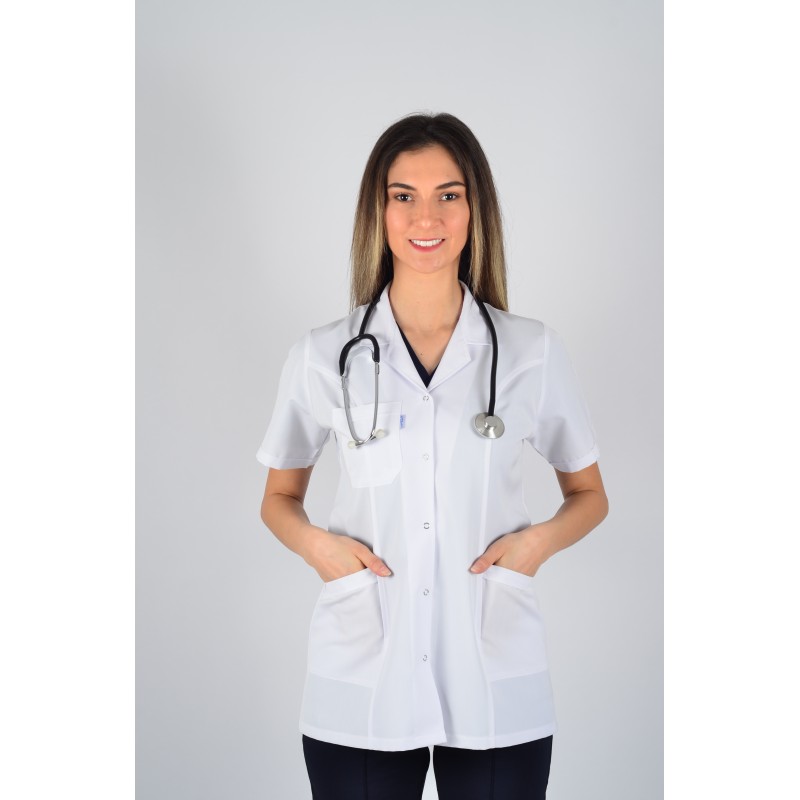 Kısa Kol Gömlek Yaka Kısa Önlük