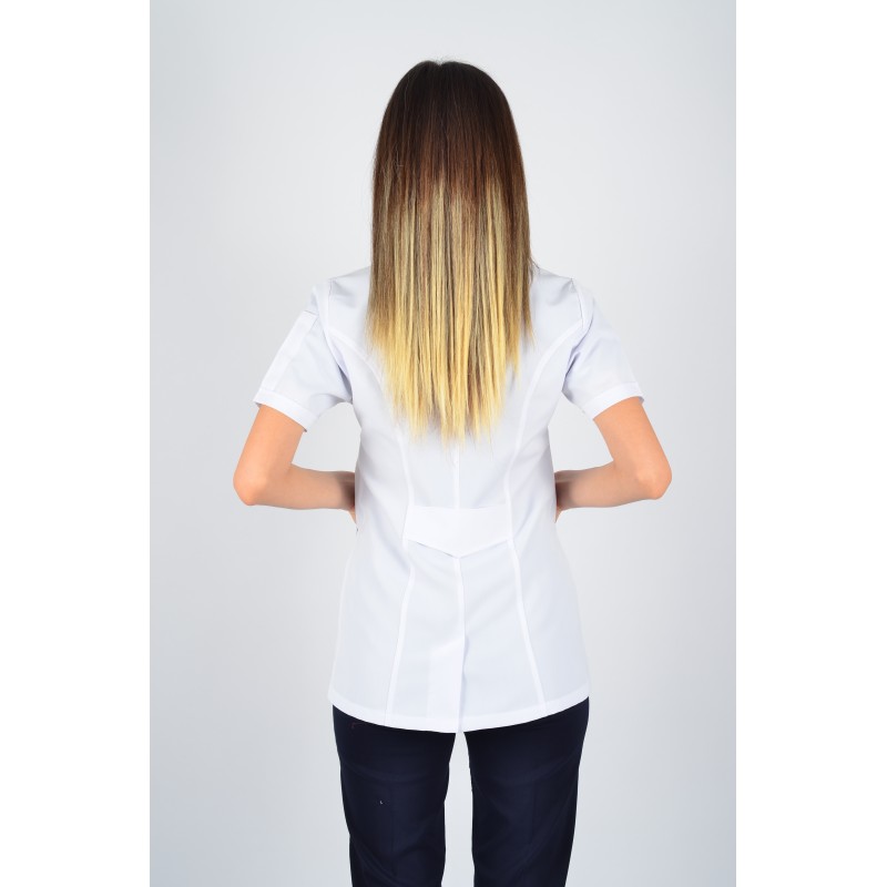 Kısa Kol Hakim Yaka Kısa Önlük