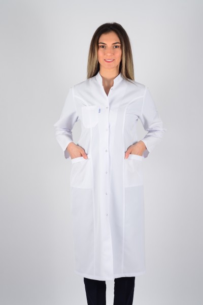 Uzun Kol Hakim Yaka Maxi Boy Önlük