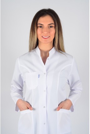 Uzun Kol Hakim Yaka Maxi Boy Önlük