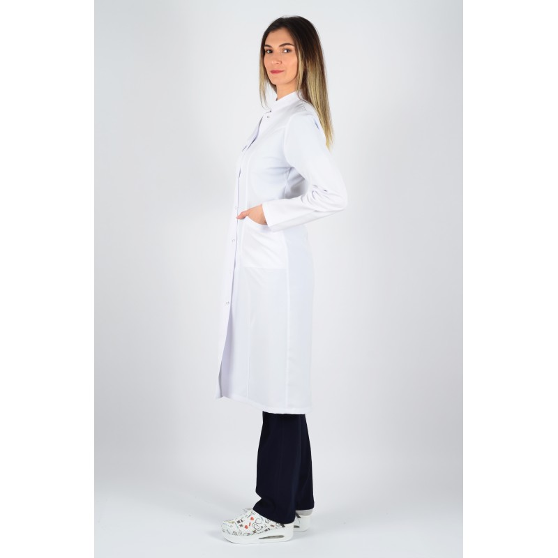 Uzun Kol Hakim Yaka Maxi Boy Önlük