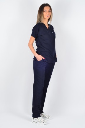 K-Flex  Likralı Lacivert Tek Alt